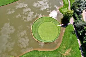 Cherry Hills 17th Green Aerial